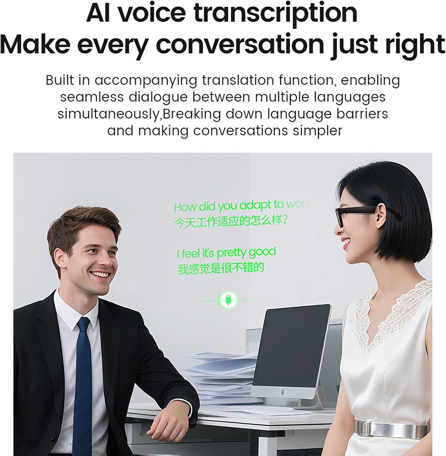 Lusby® AI Camera Glasses