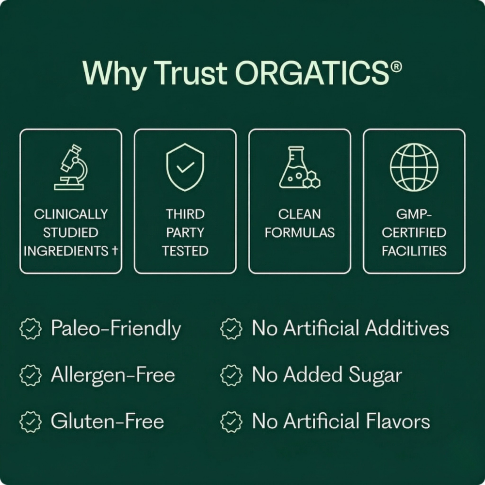 ORGATICS OREGANO & BLACK SEED OIL - CALMS ECZEMA FROM THE INSIDE OUT
