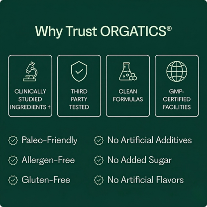 ORGATICS OREGANO & BLACK SEED OIL - CALMS ECZEMA FROM THE INSIDE OUT