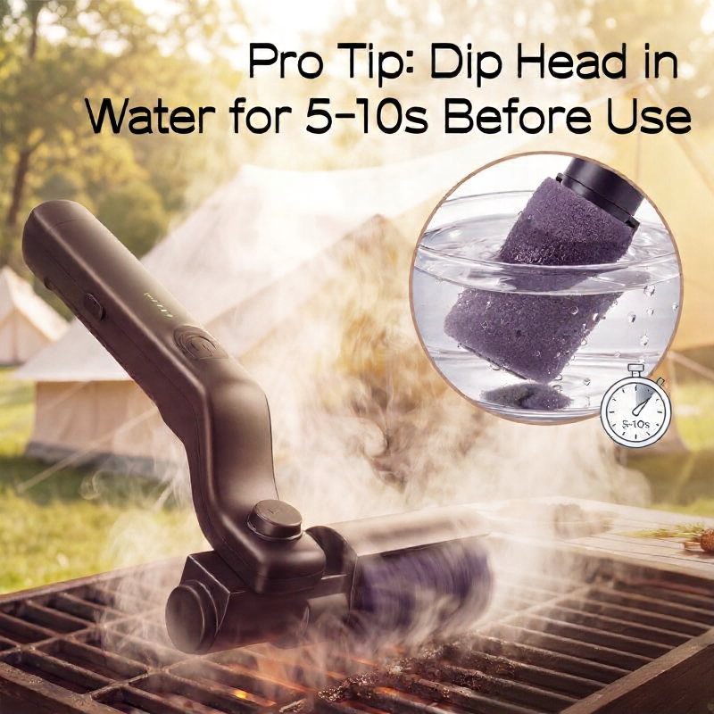 Lusby® Electric BBQ Grill Brush