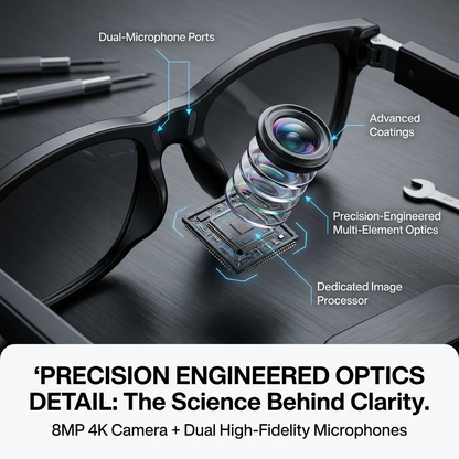 Lusby® AI Camera Glasses