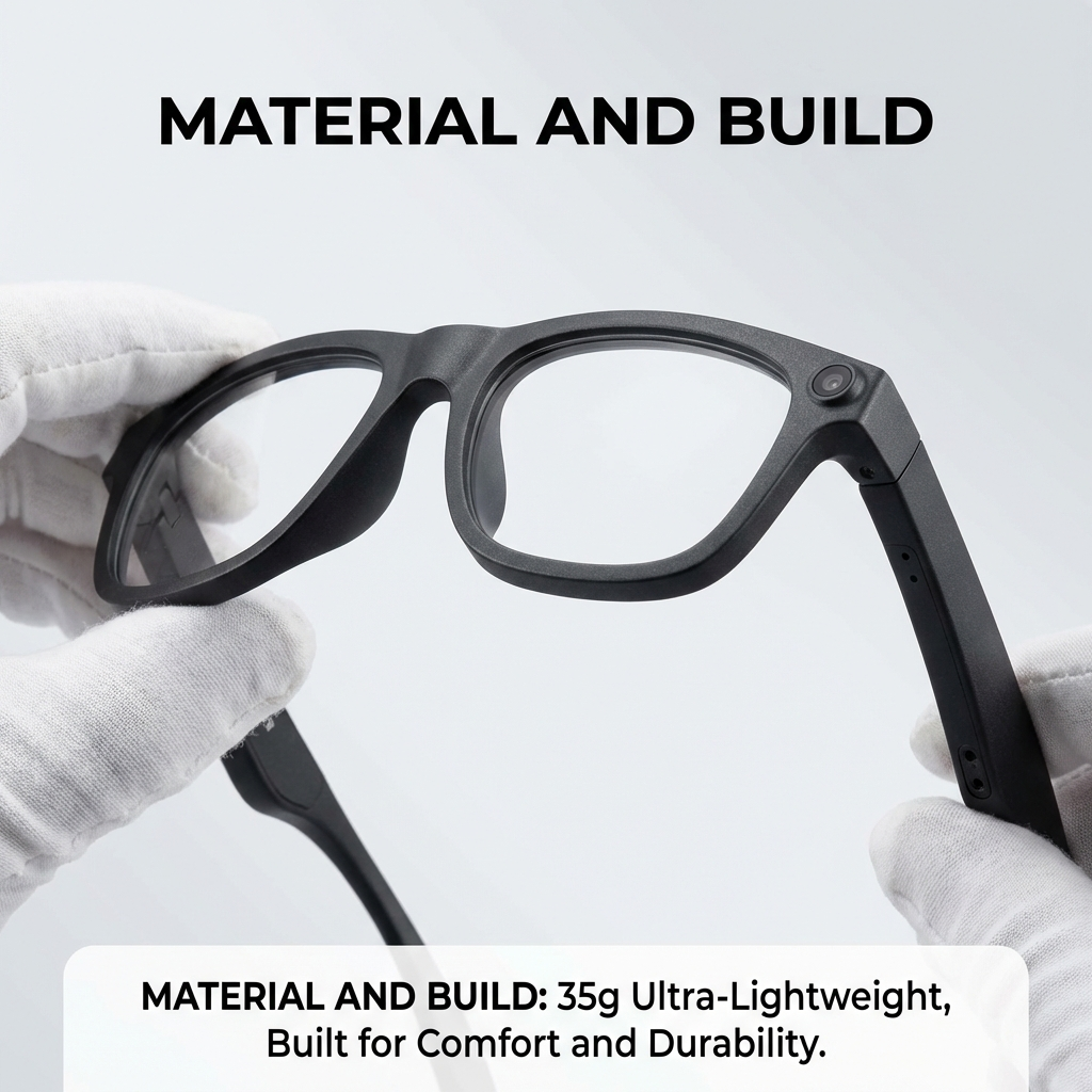 Lusby® AI Camera Glasses