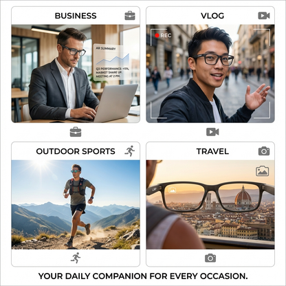 Lusby® AI Camera Glasses