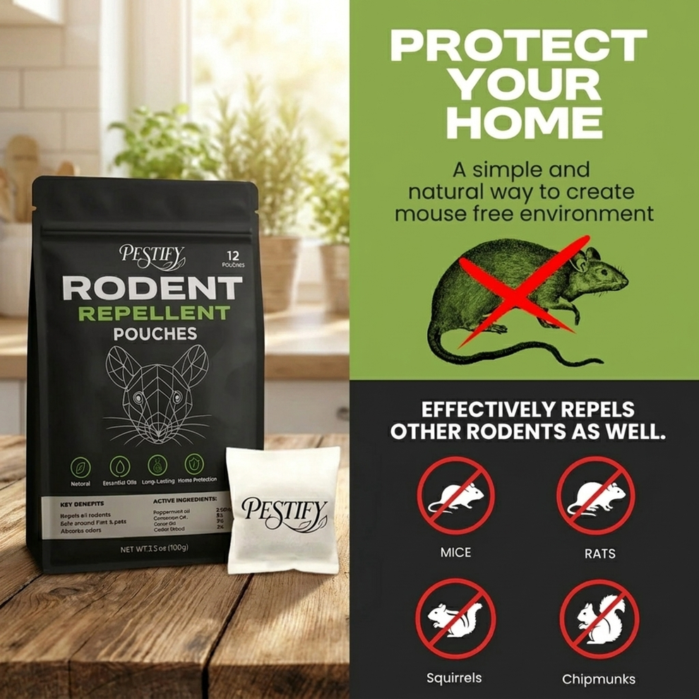 Rodent Repellent Pouches